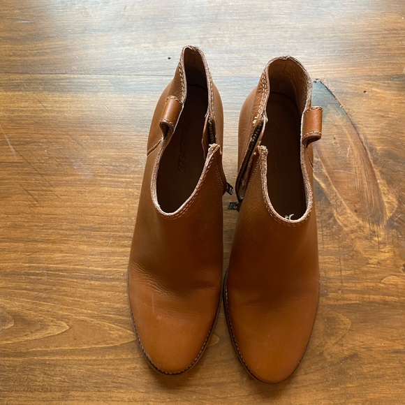 Madewell Brown Leather Billie Ankle Boots size 8 - Picture 2 of 4